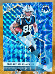 2021 Panini Mosaic Reactive Blue Terrance Marshall Jr. #318 Panthers